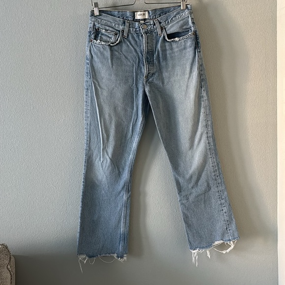 Agolde Mid Rise Relaxed Boot in Curio - Picture 2 of 7